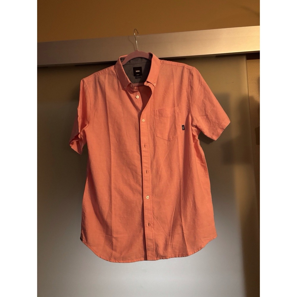 VANS Classic Fit Mens Medium Short Sleeve Shirt Casual